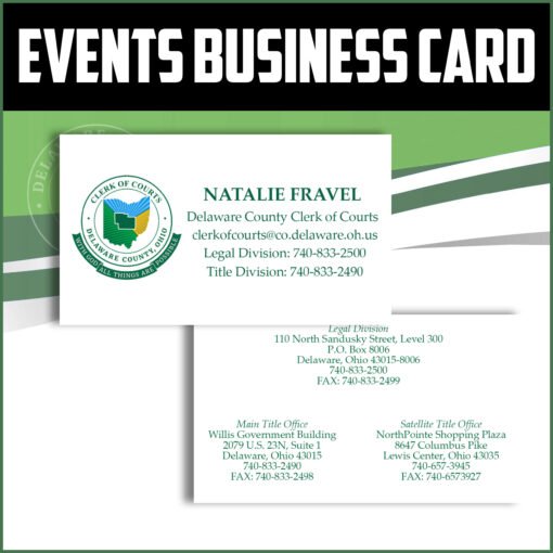 Events Business Card